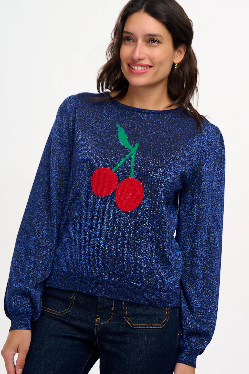 Tiff Jumper - Navy, Cherry Good