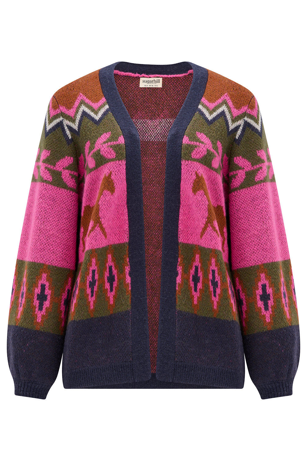 Yvette Cardigan - Multi, Running Horses