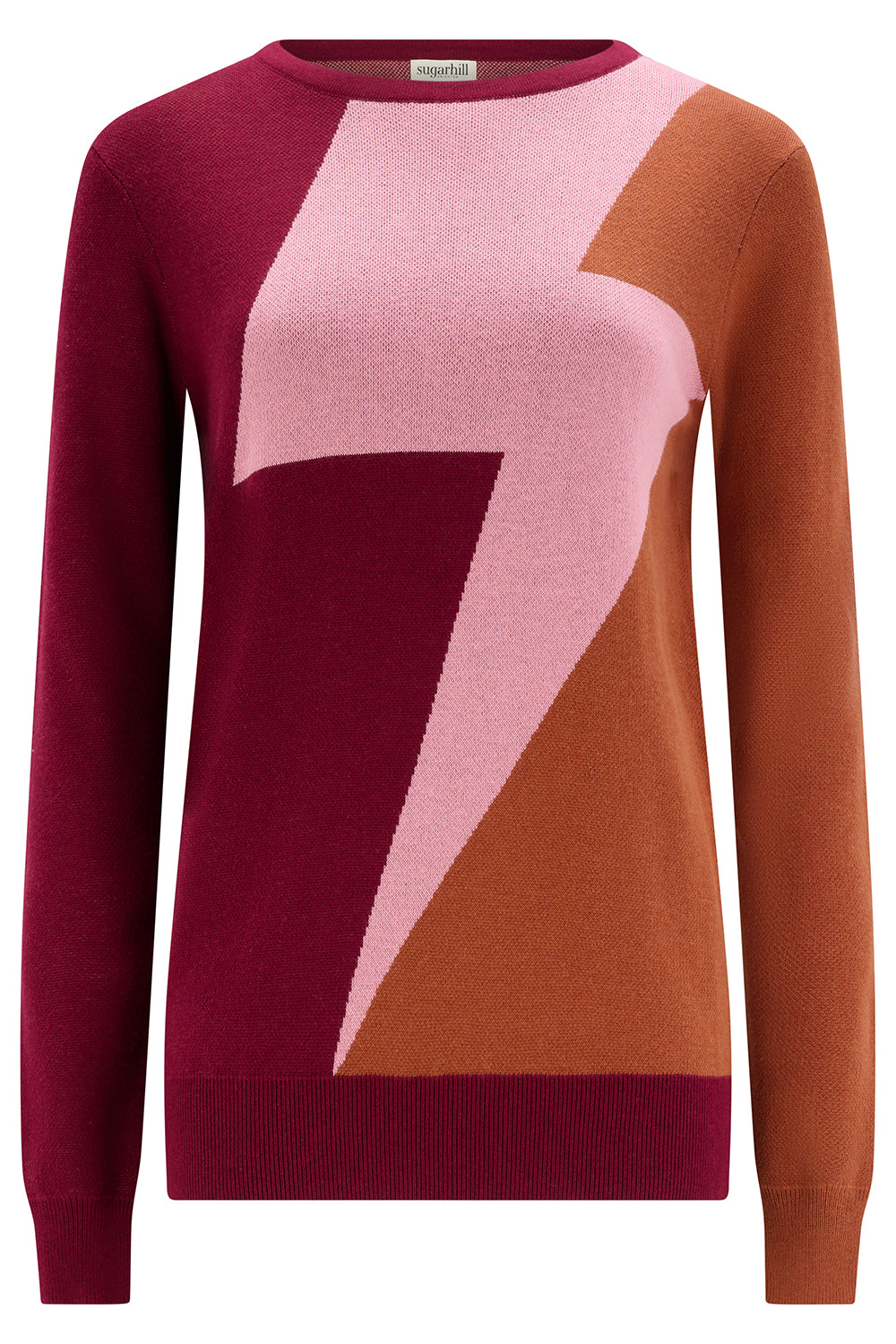 Rita Jumper - Burgundy, Lightning Divide