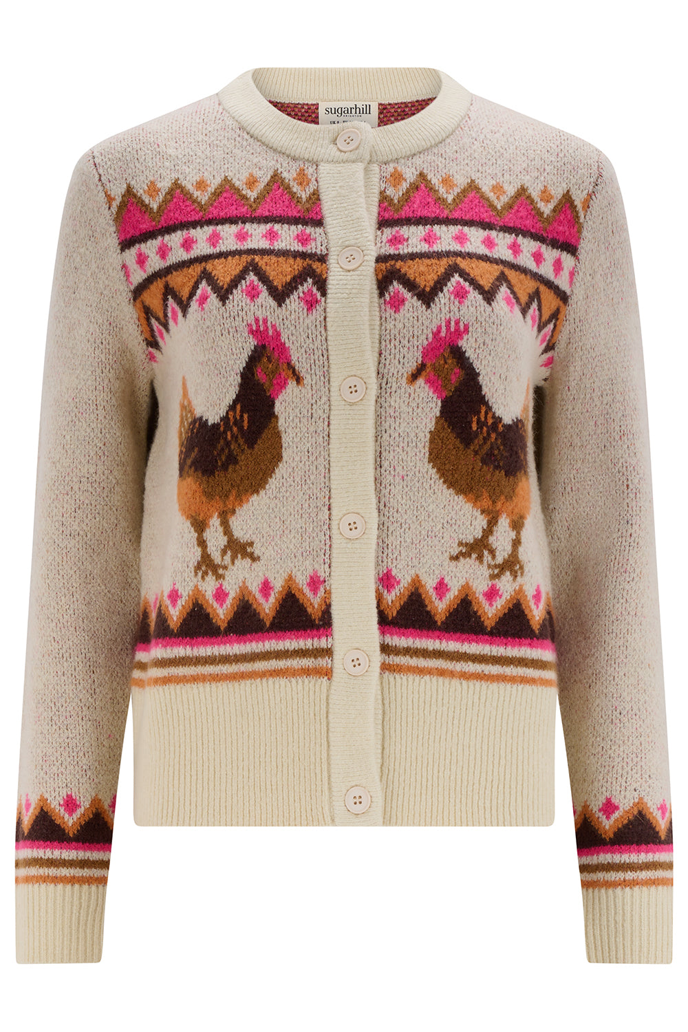 Larisa Cardigan - Cream, Country Chickens