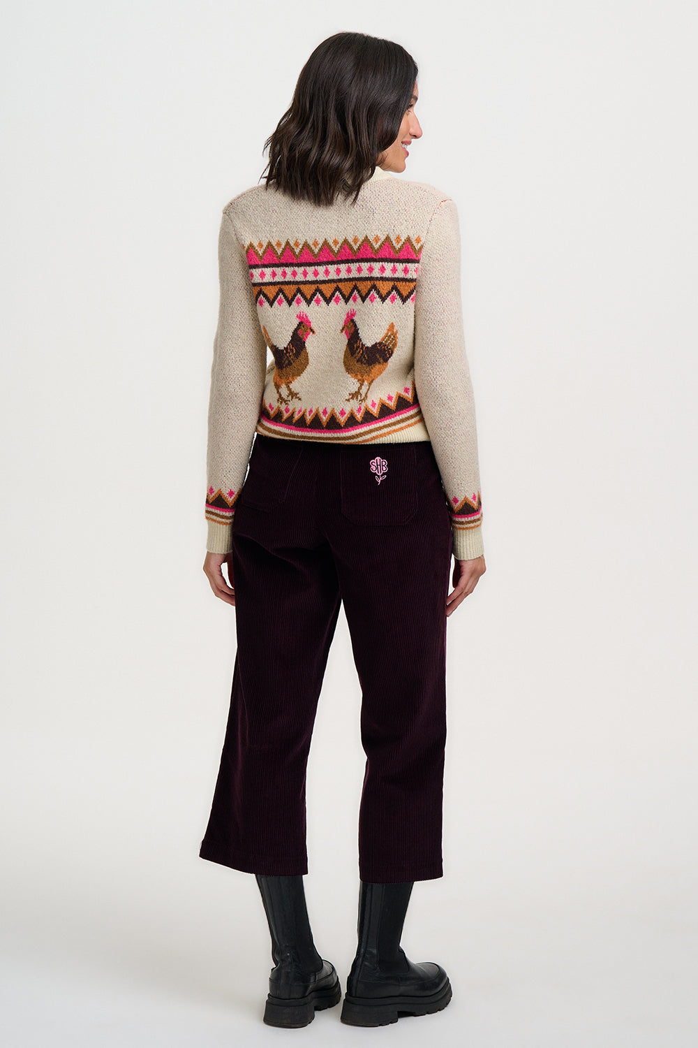 Larisa Cardigan - Cream, Country Chickens