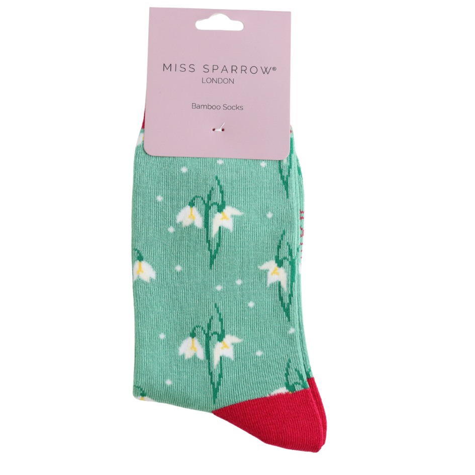 Snowdrop Bamboo Socks Green