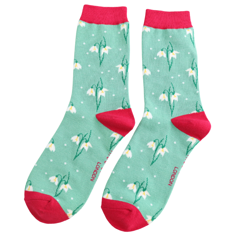 Snowdrop Bamboo Socks Green