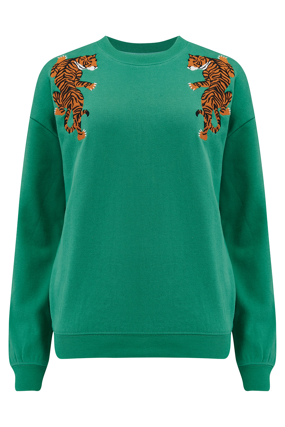 Noah Sweatshirt - Green, Climbing Tigers