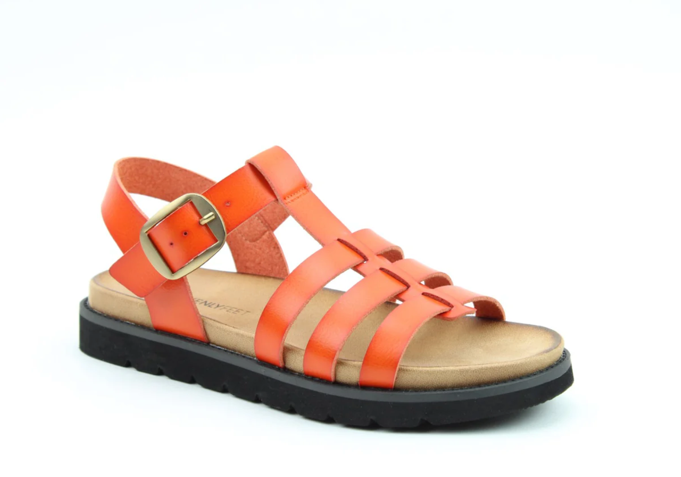 Saltwater Orange Sandals