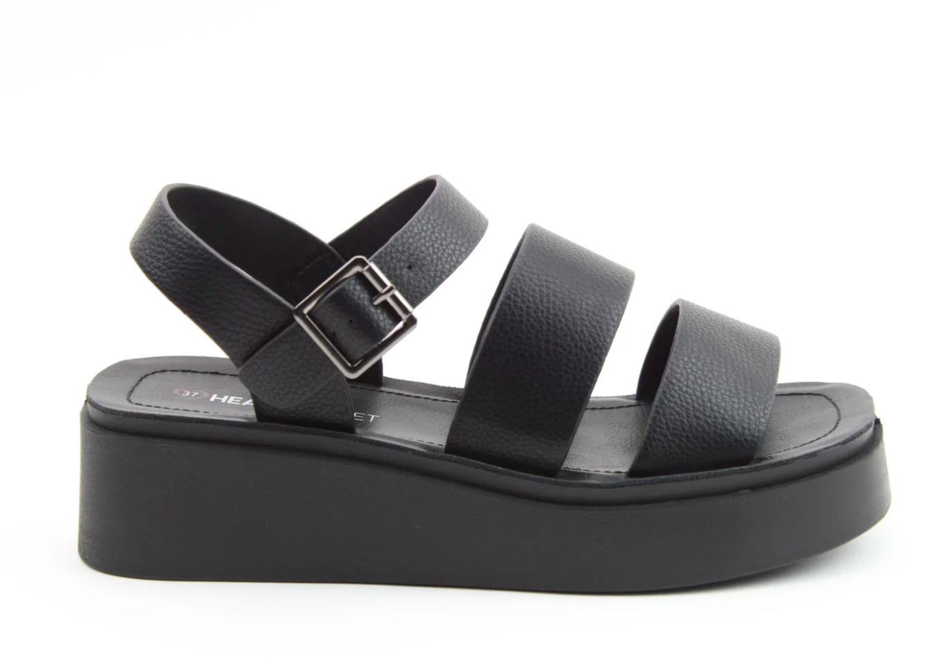 Swale Black Chunky Sandals