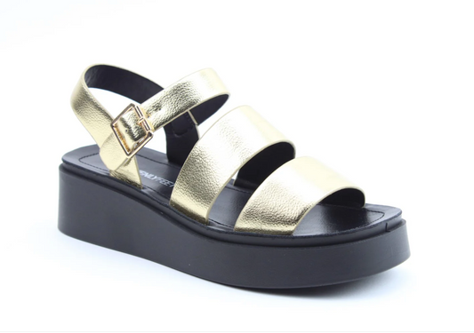 Swale Gold Chunky Sandals