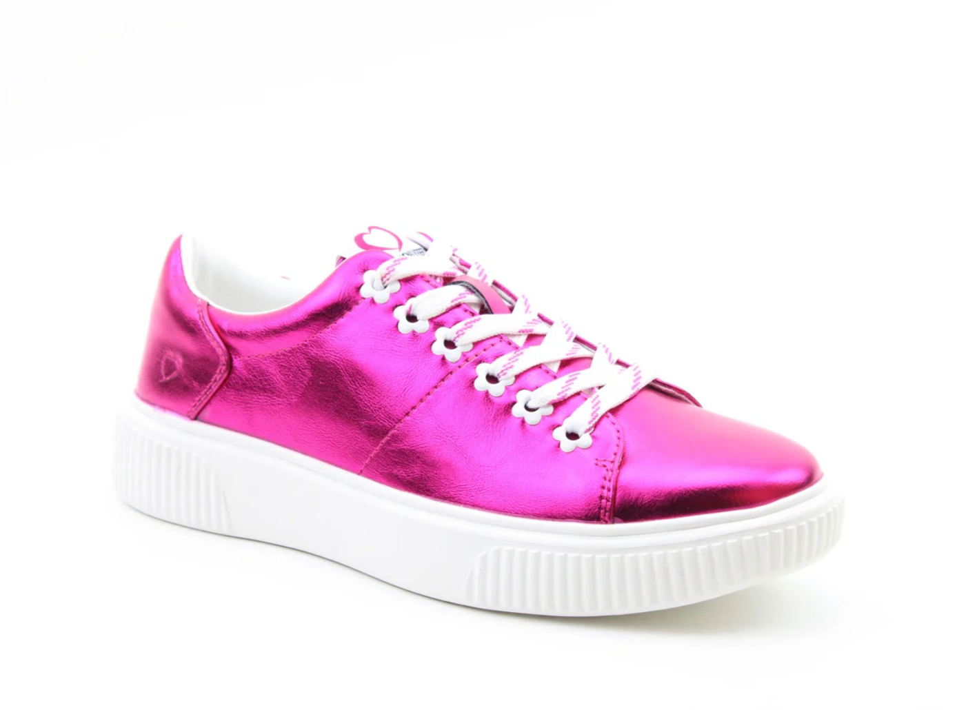 Feather Pink Metallic Trainers