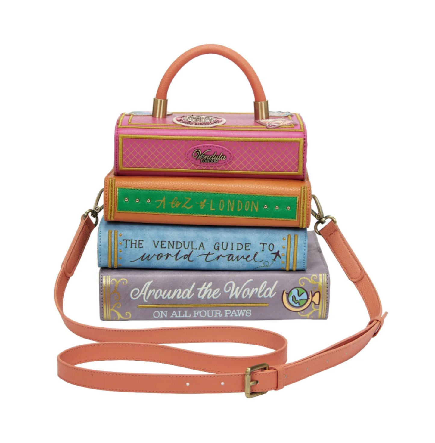 Vendula Voyage Travel Book Stack Bag