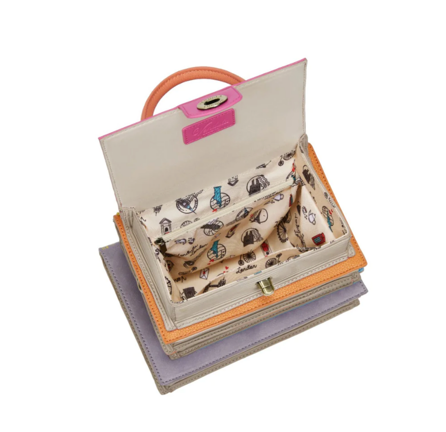 Vendula Voyage Travel Book Stack Bag