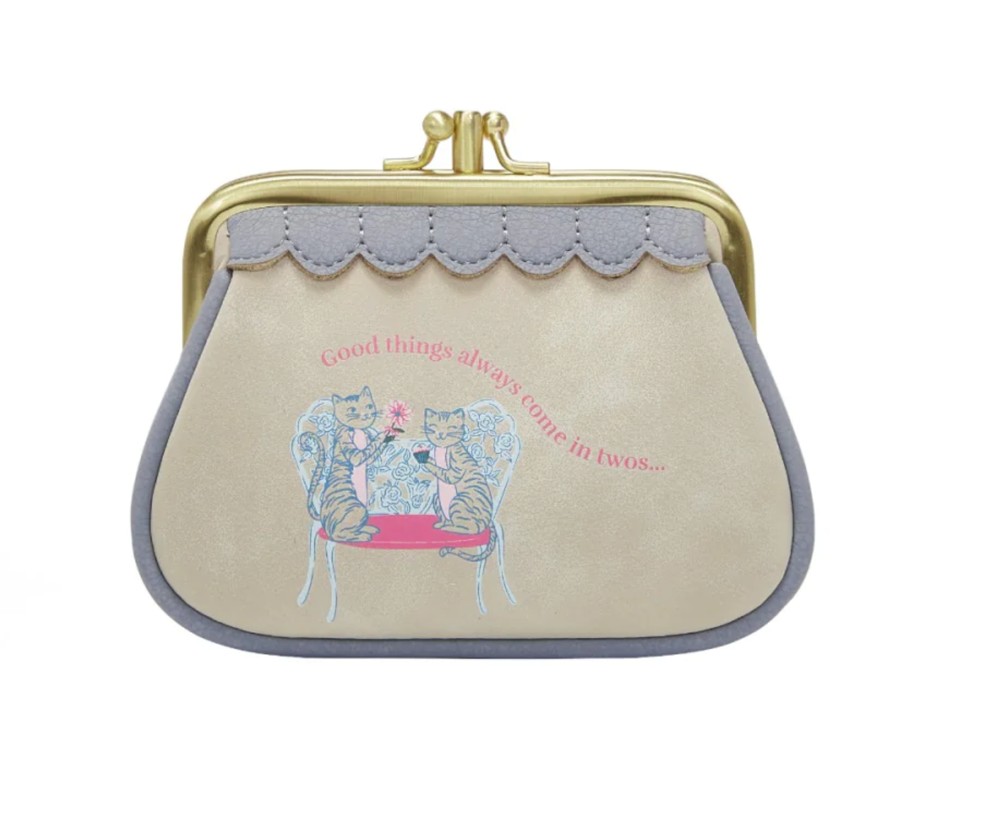 Posies and Patisseries Clipper Coin Purse
