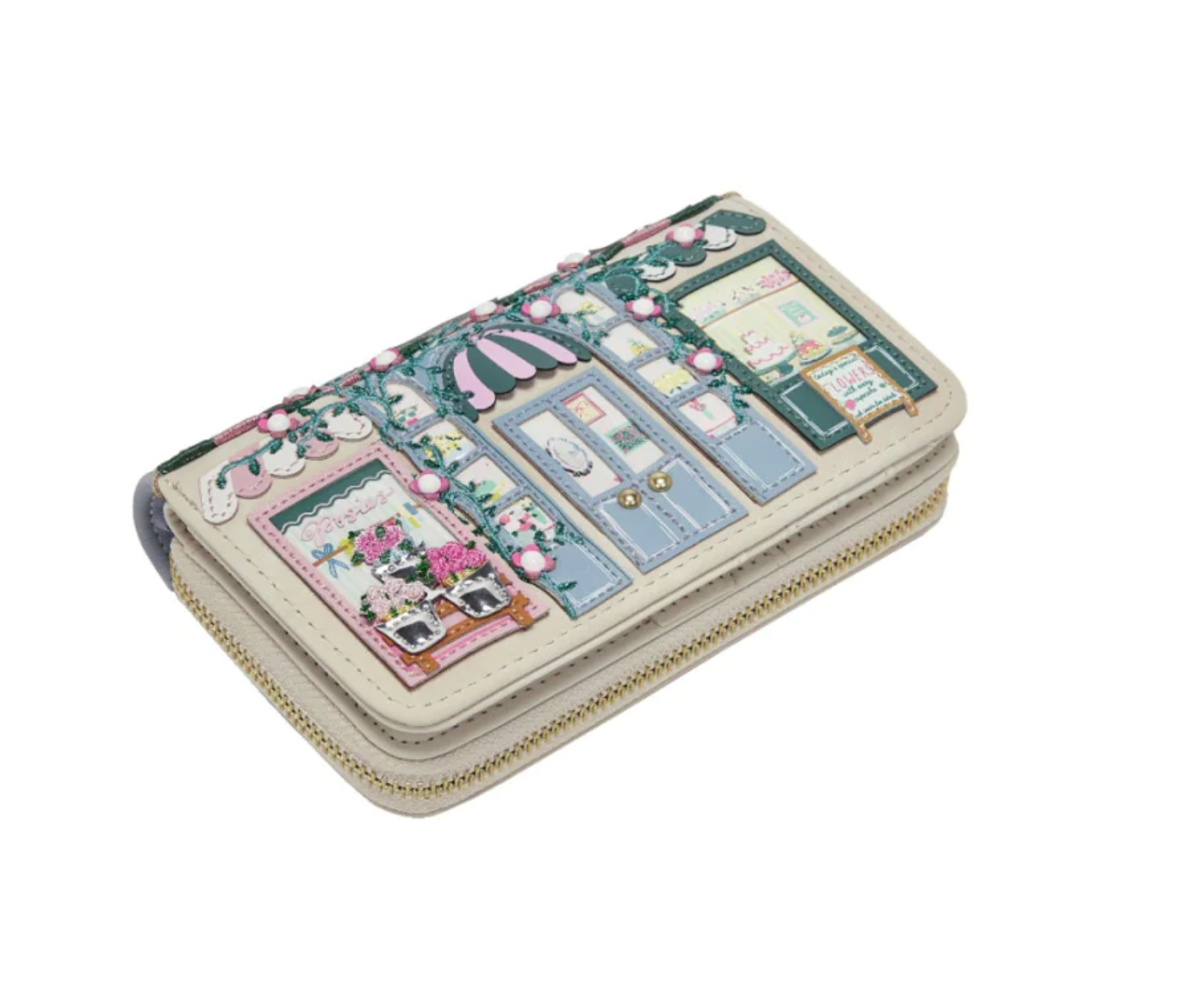 Posies and Patisseries Medium Ziparound Wallet