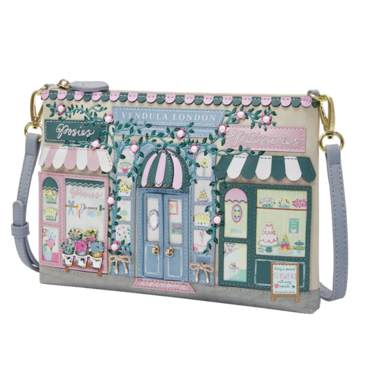Posies and Patisseries Kate Pouch Bag