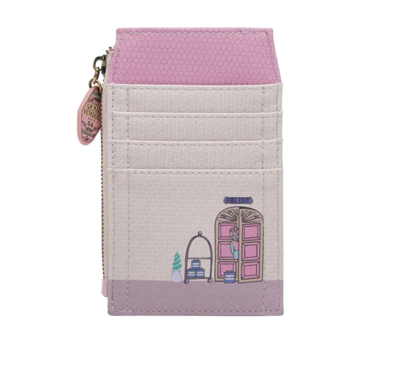 The Grand Vendula Hotel Zipper Card Coin Purse
