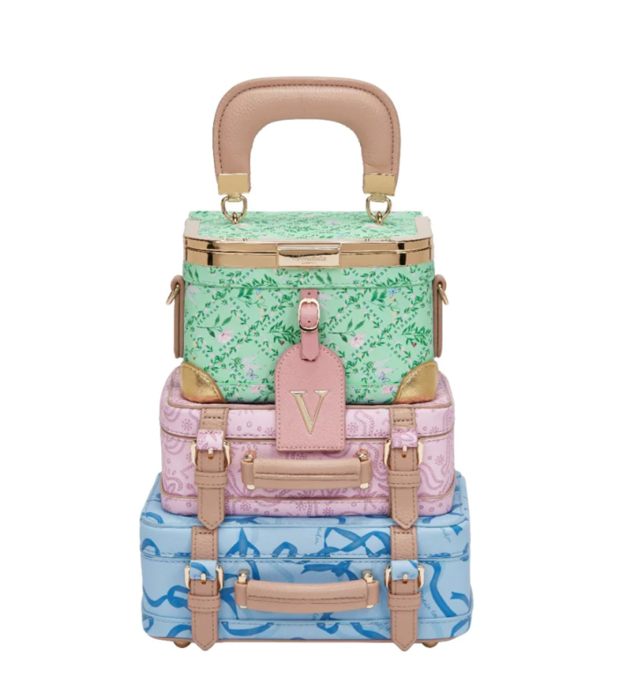 The Grand Vendula Hotel Suitcase Stack Bag