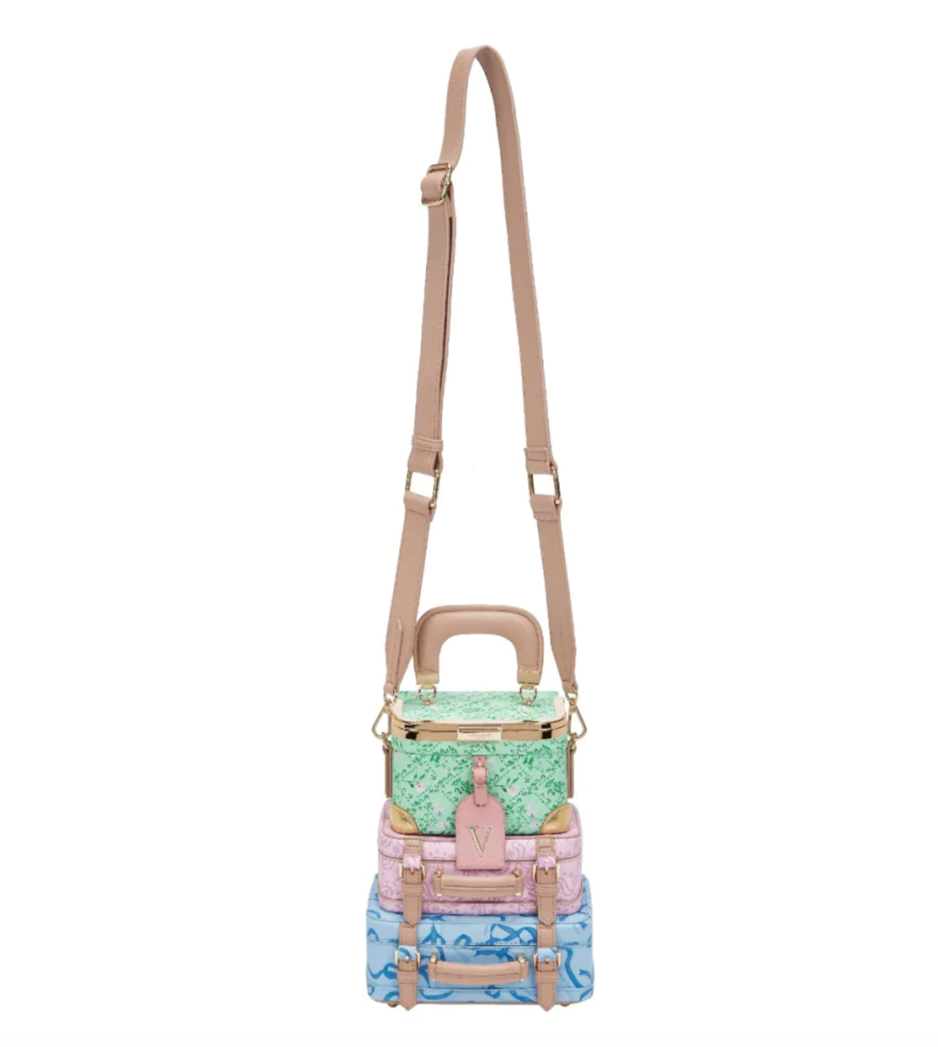 The Grand Vendula Hotel Suitcase Stack Bag