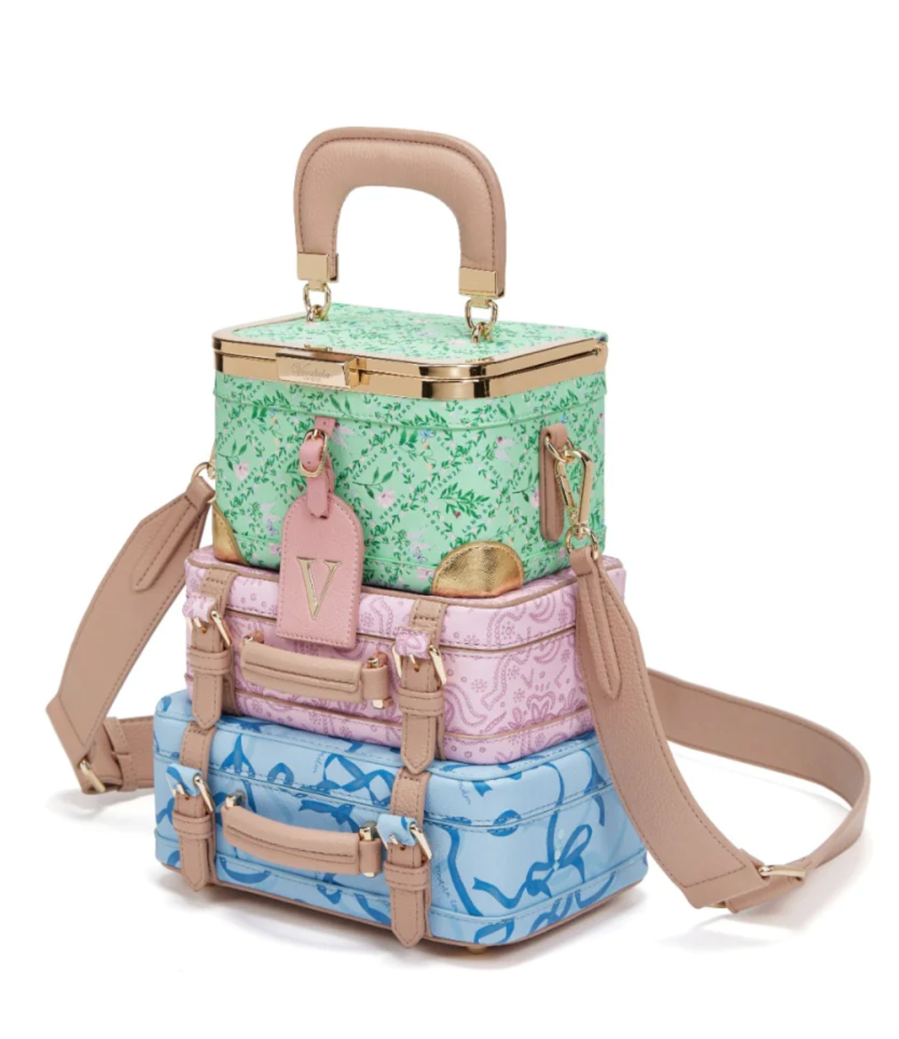 The Grand Vendula Hotel Suitcase Stack Bag