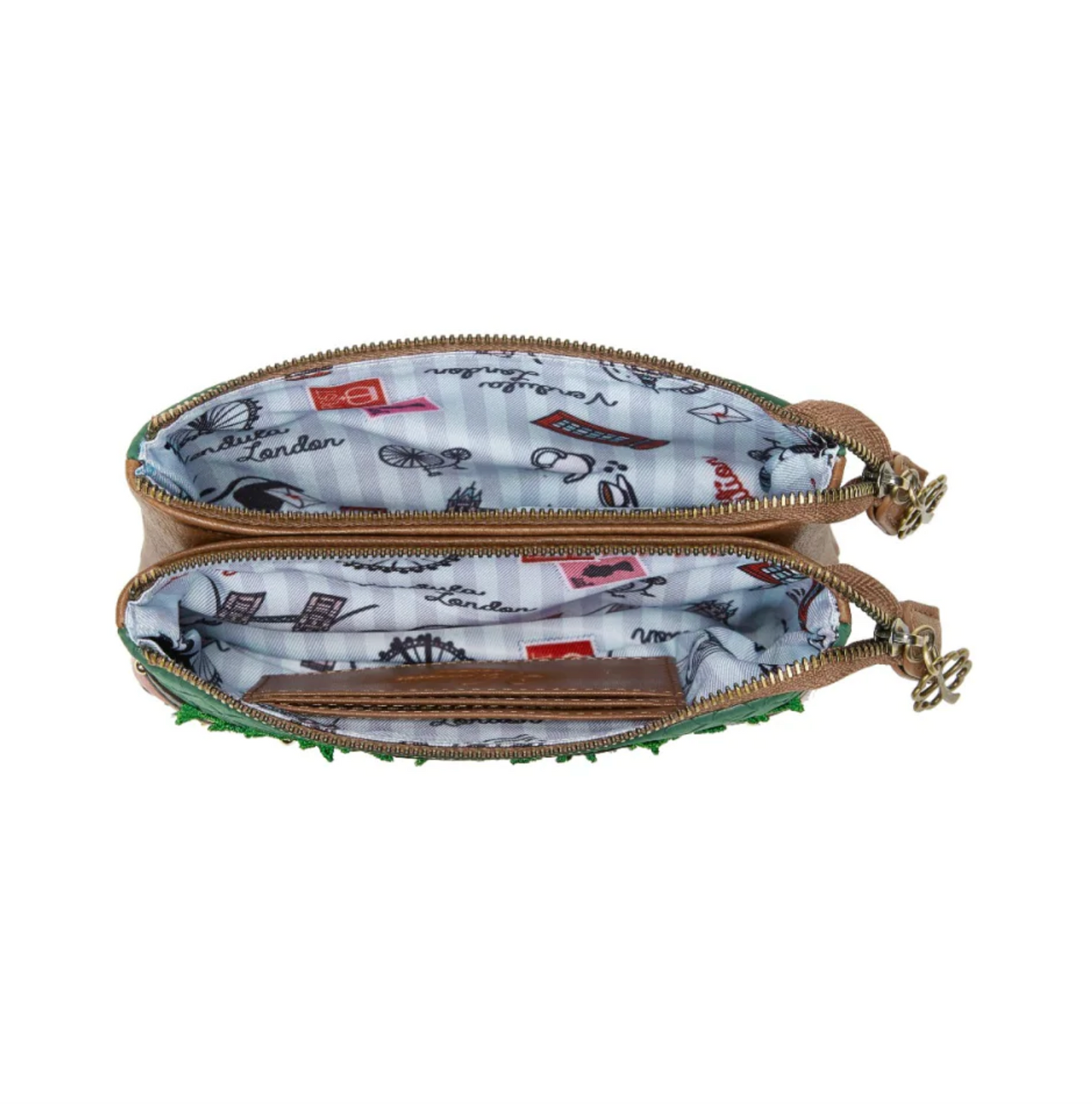 The Clover Inn Double Zipper Coin Purse