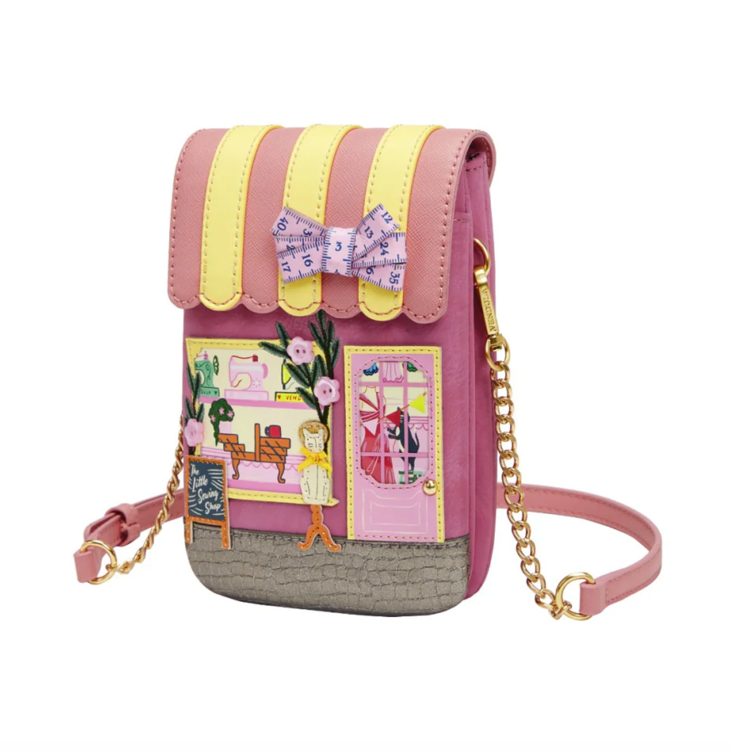 Sewing Shop - Raspberry Edition Phone Pouch Bag
