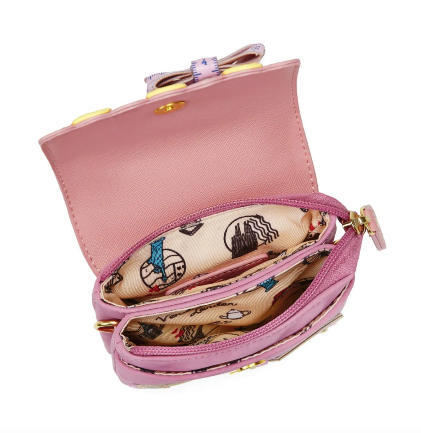 Sewing Shop - Raspberry Edition Phone Pouch Bag