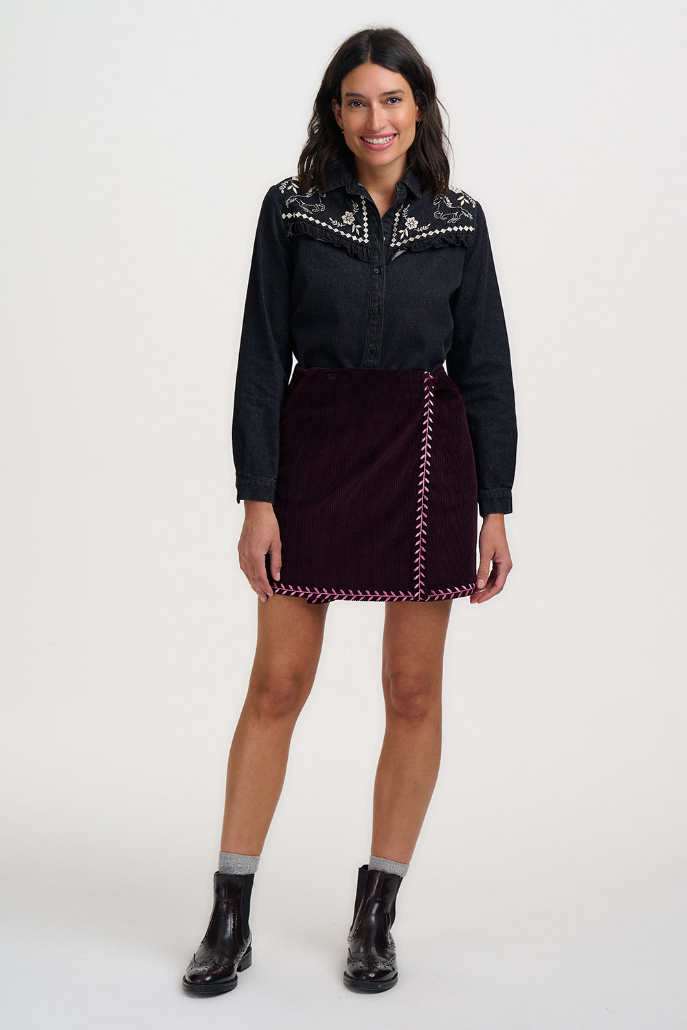Kerri Shirt - Washed Black