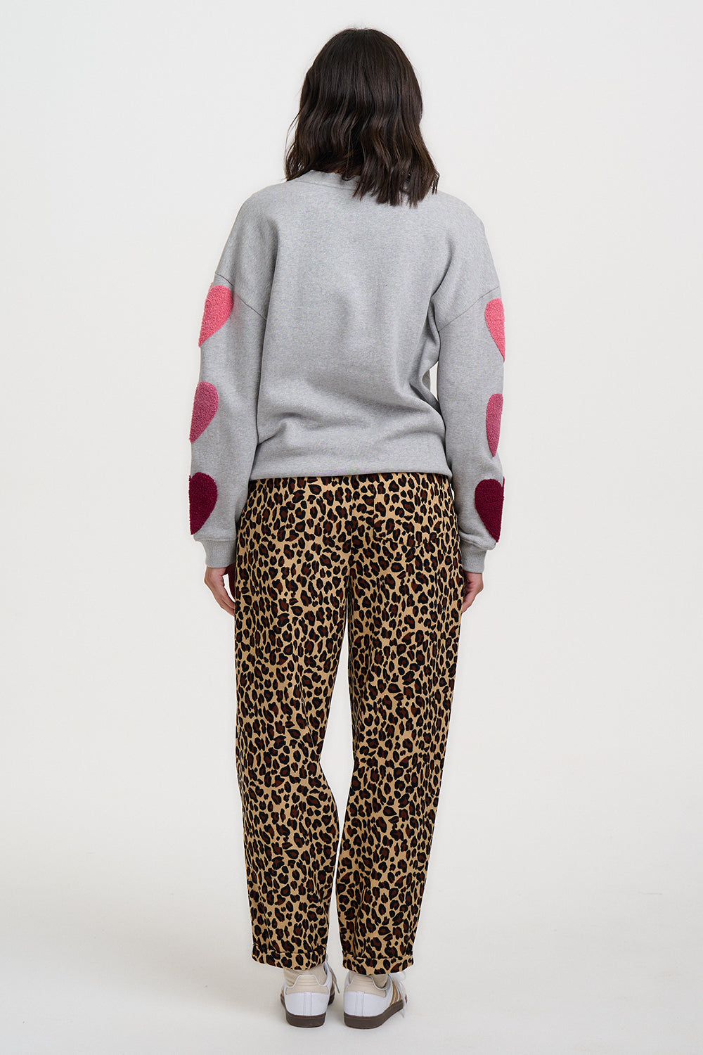 Vonnie Cord Trousers - Leopard Cord