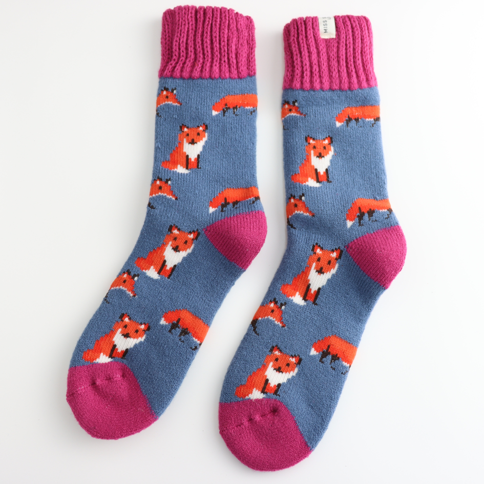 Winter Socks - Foxes Denim