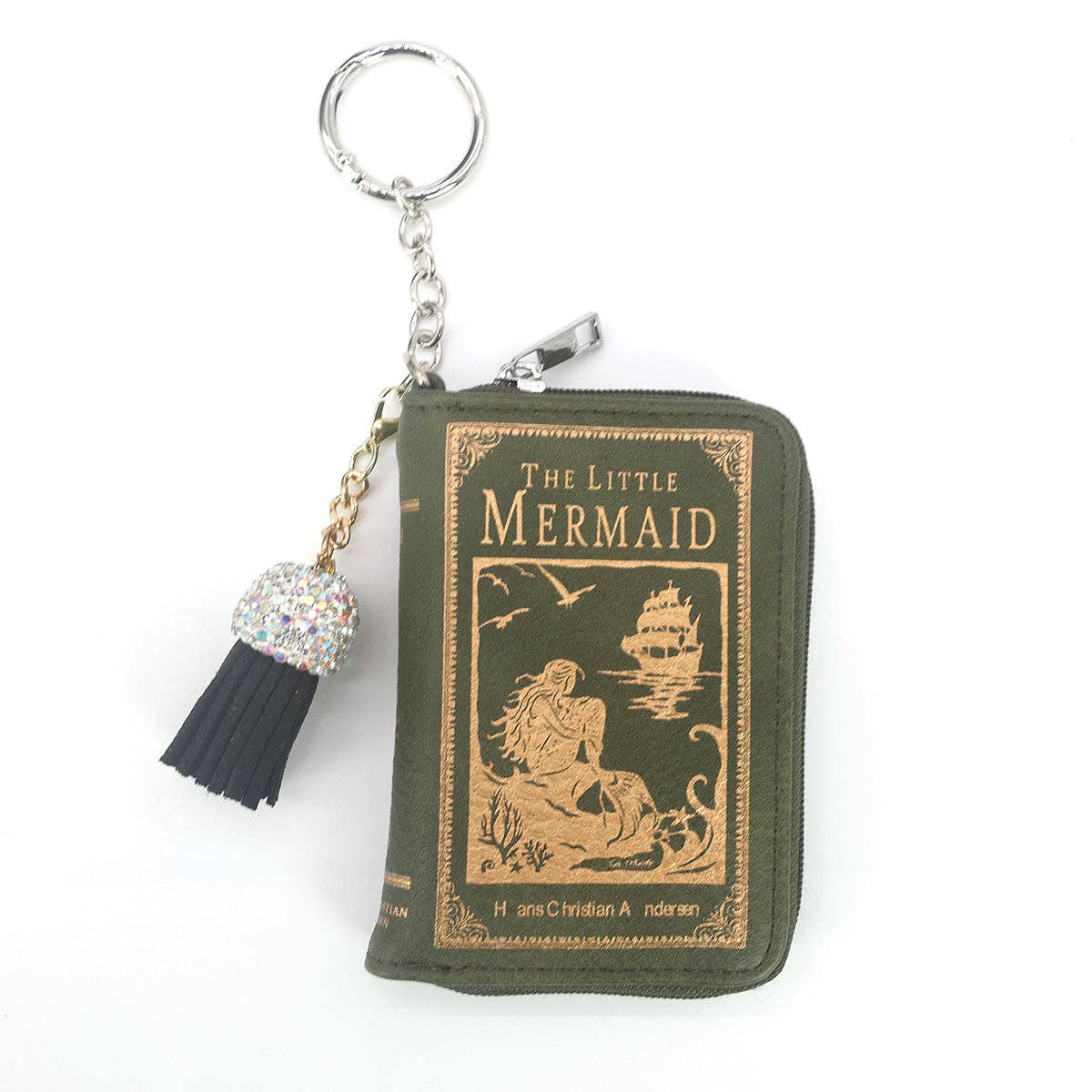 The Little Mermaid Book Bag Charm/Coin Purse