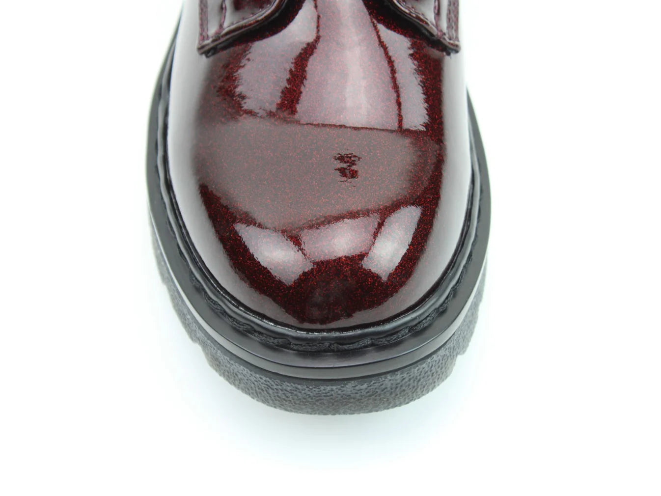 Justina Boots - Burgundy Glitter