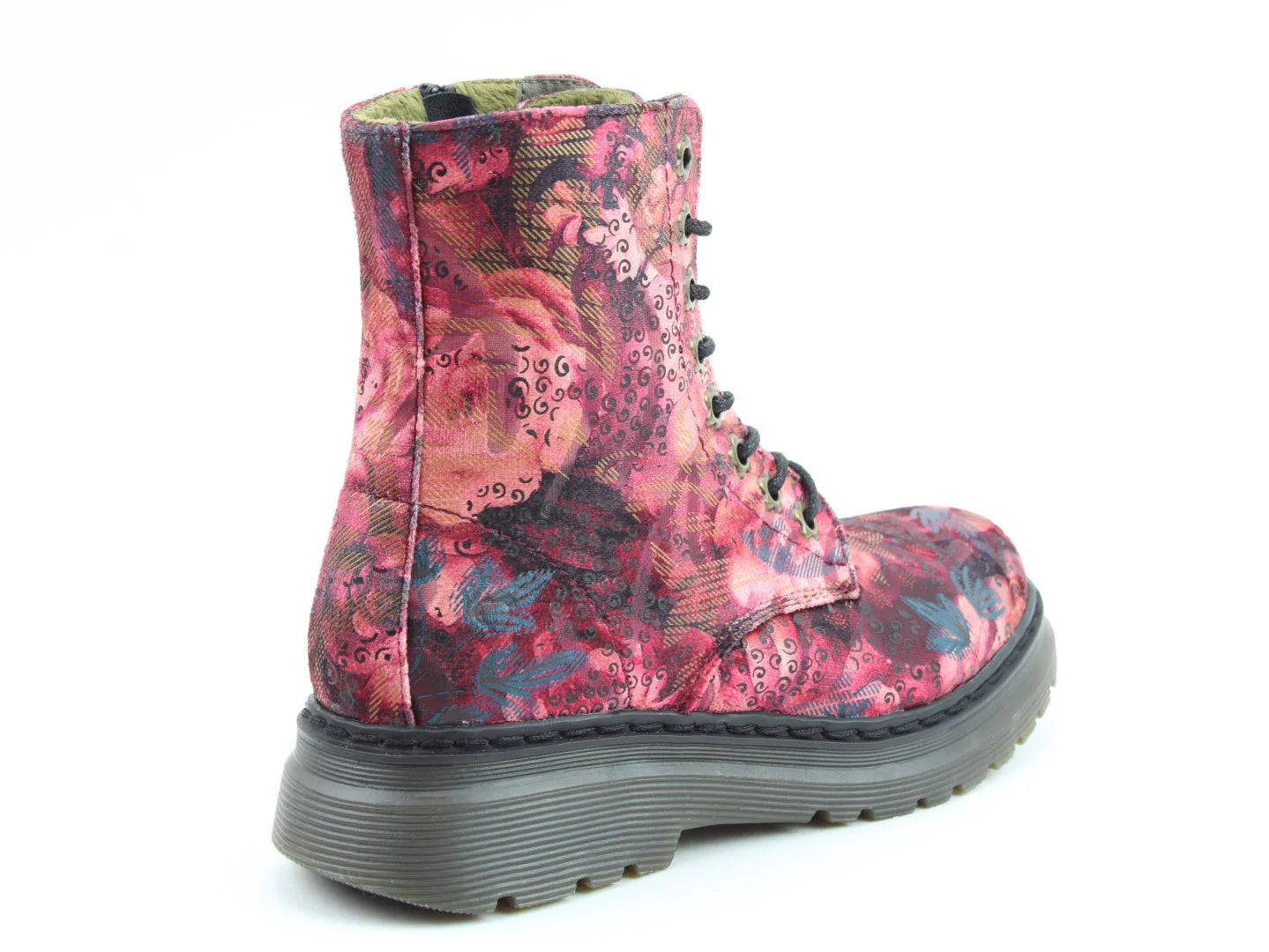 Eva Boots - Rose Velour Jungle