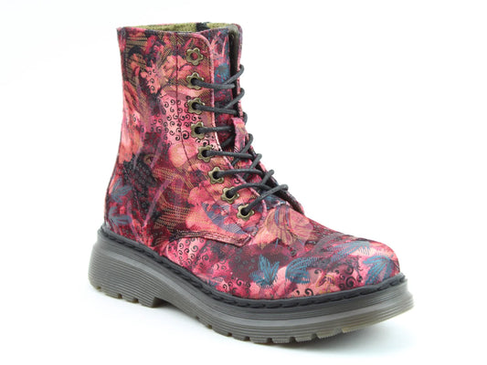 Eva Boots - Rose Velour Jungle