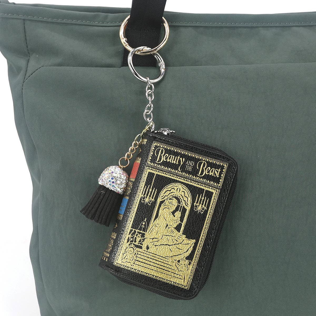 Beauty and the Beast Book Bag Charm/Coin Purse