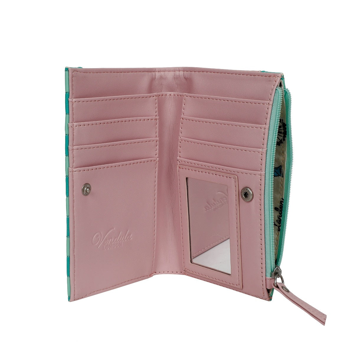 Bubble Cats Laundromat Compact Folding Wallet