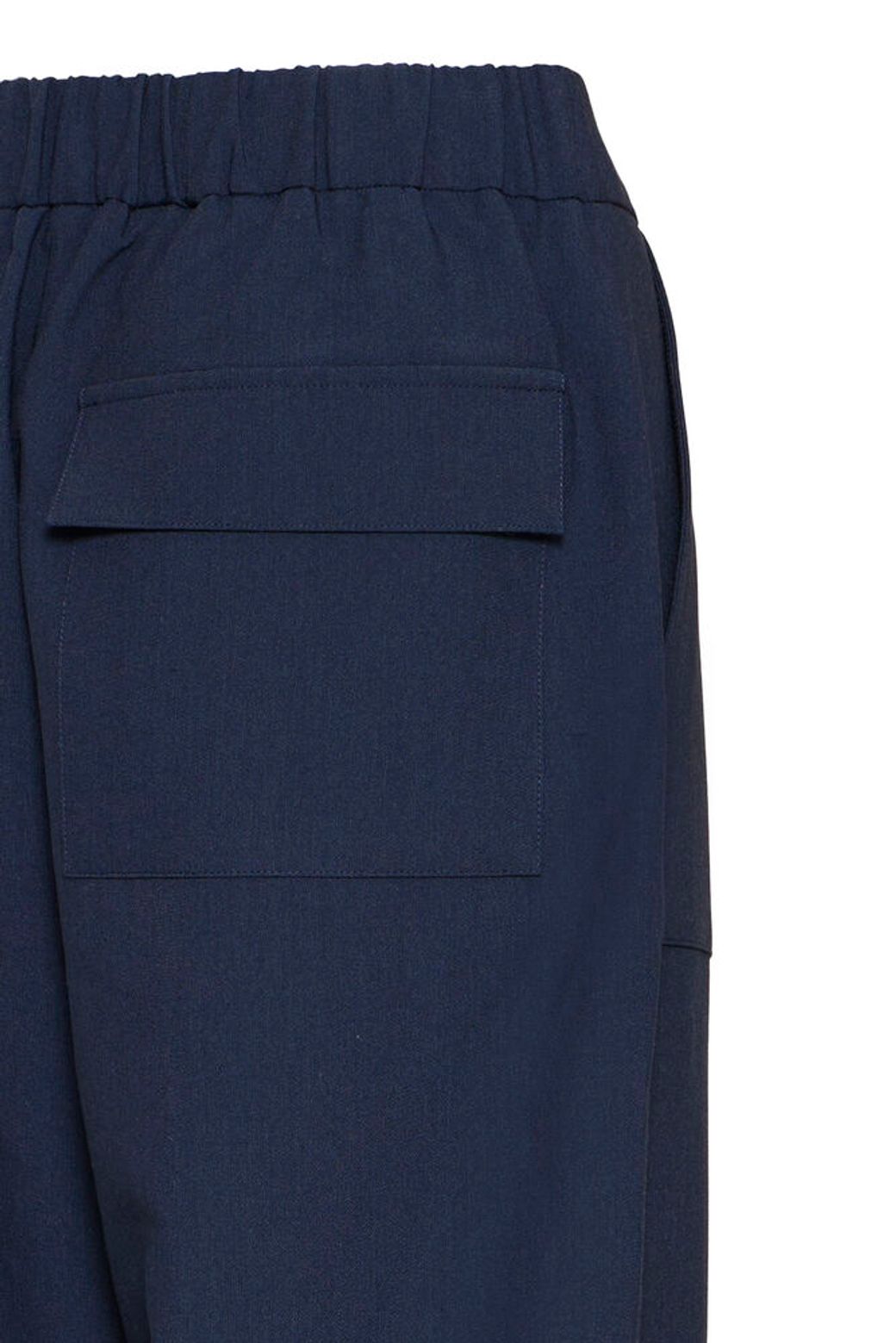 Frabigail Pants - Navy Barrel Leg
