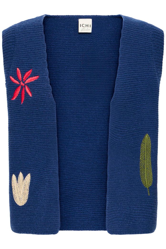 Ihdemisa Waistcoat - Navy Knitted