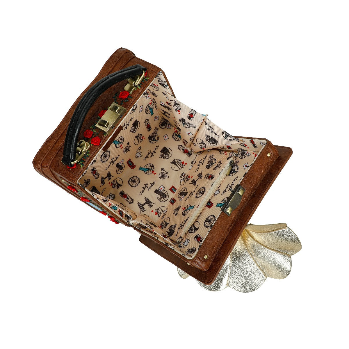 Vendula Vintage Rose Gramophone Case Bag
