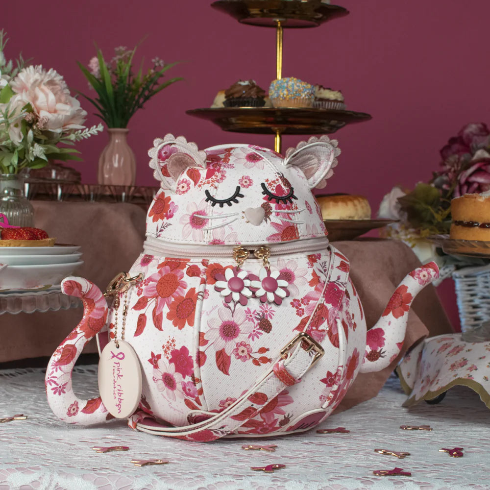 Perfectly Pink Afternoon Tea Bus - Kitty Teapot