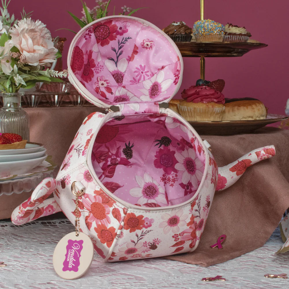 Perfectly Pink Afternoon Tea Bus - Kitty Teapot