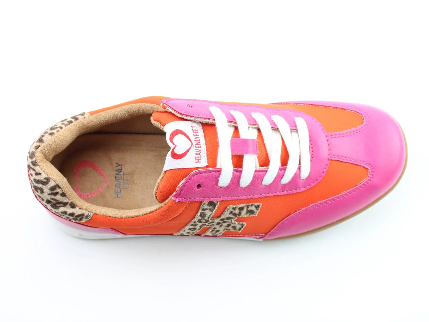 Bevan Trainers - Fuchsia/Orange