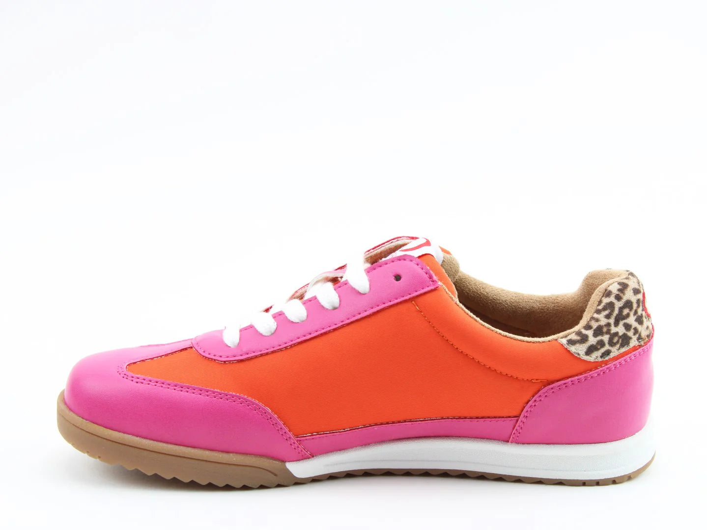 Bevan Trainers - Fuchsia/Orange