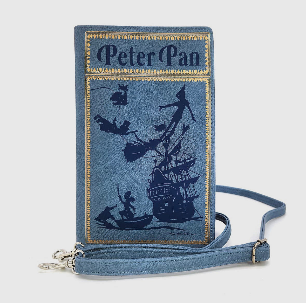 Peter Pan Book Clutch Cross Body Bag