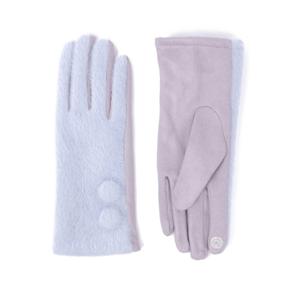 Gloves with Button Details