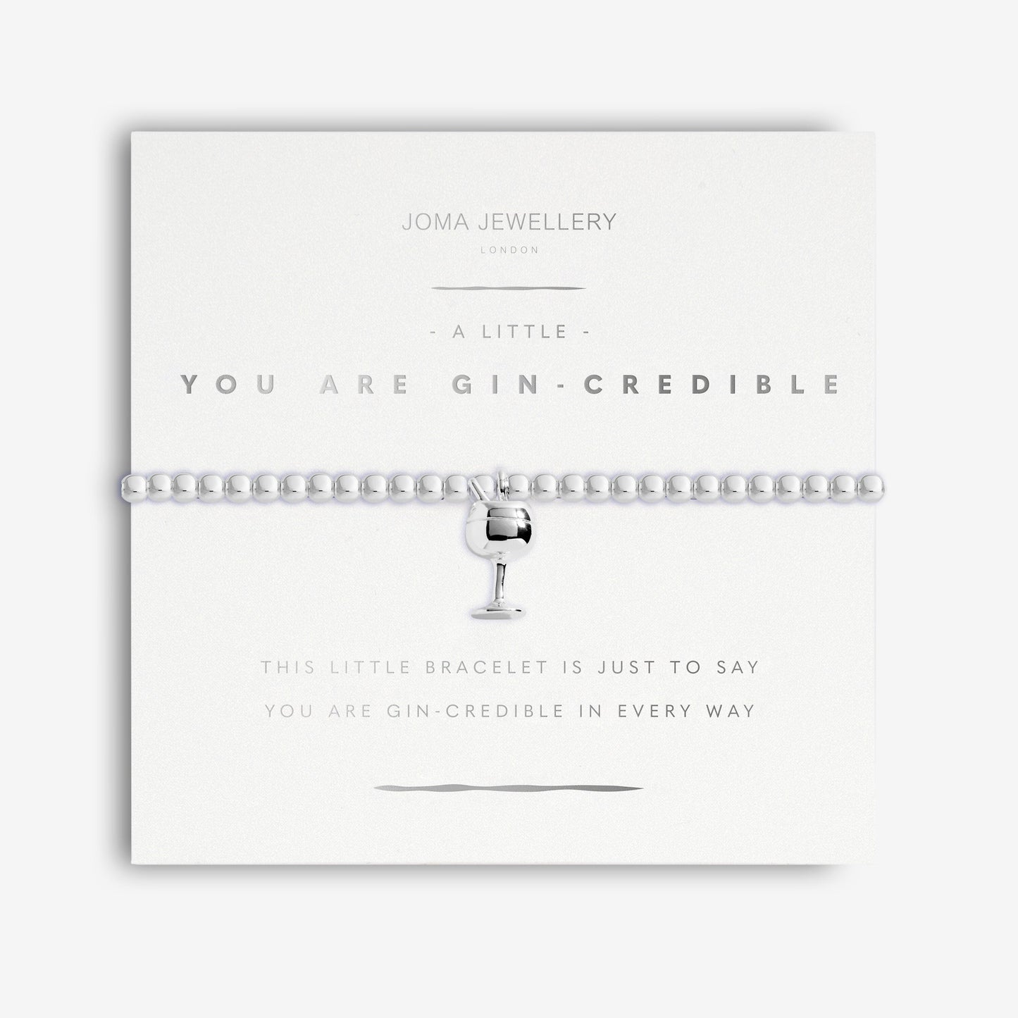 RADIANCE A LITTLE 'YOU ARE GIN-CREDIBLE' BRACELET