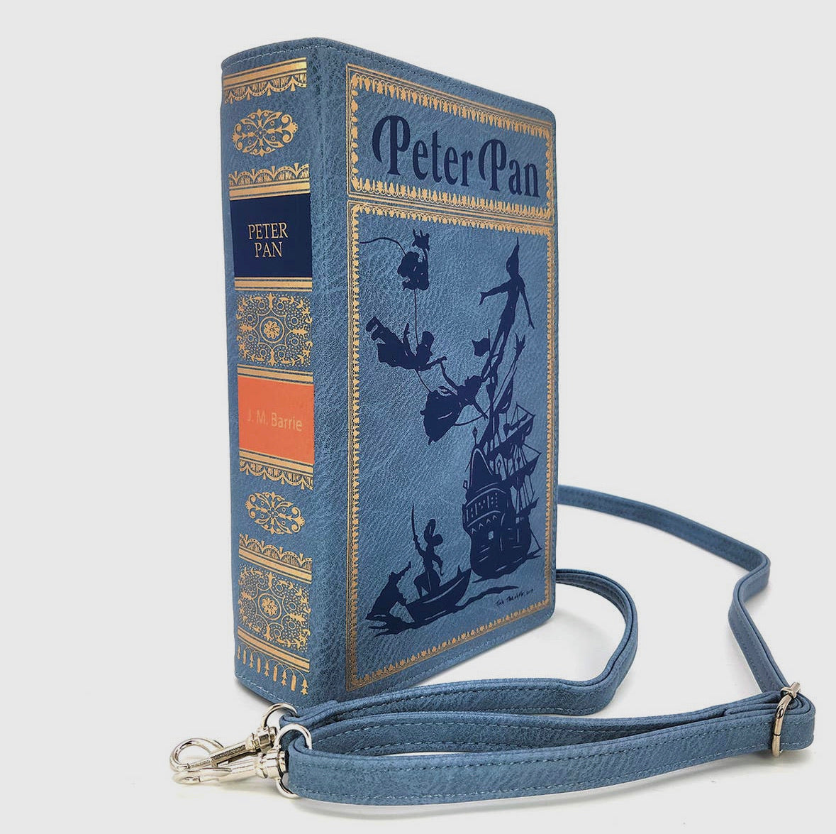 Peter Pan Book Clutch Cross Body Bag