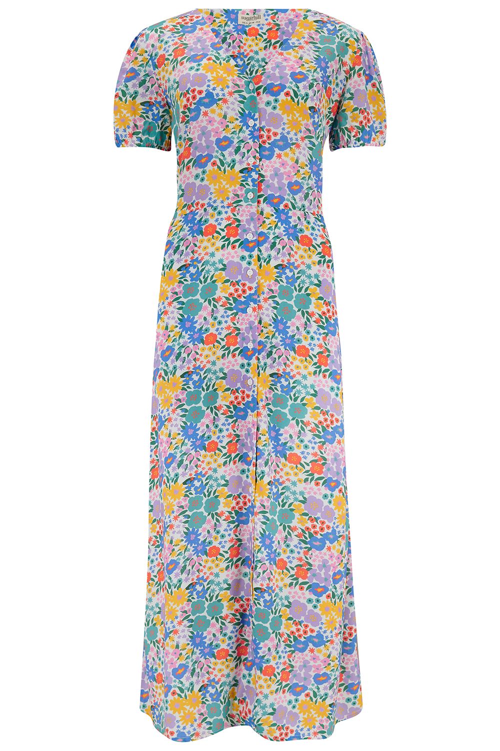 *Irene V-Neck Maxi Dress - Multi, Busy Floral*