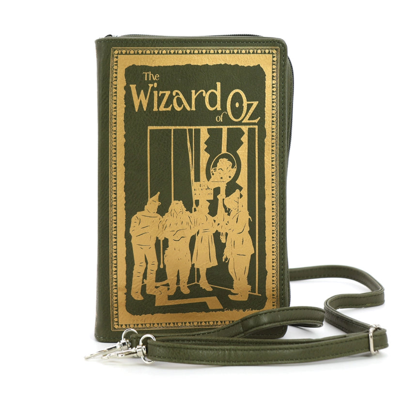 The Wizard of Oz Green Vintage Book Clutch Bag