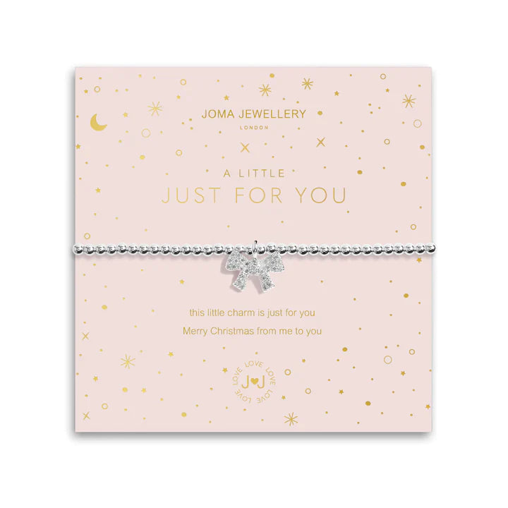 JOMA JEWELLERY CHRISTMAS A LITTLE 'JUST FOR YOU' BRACELET.