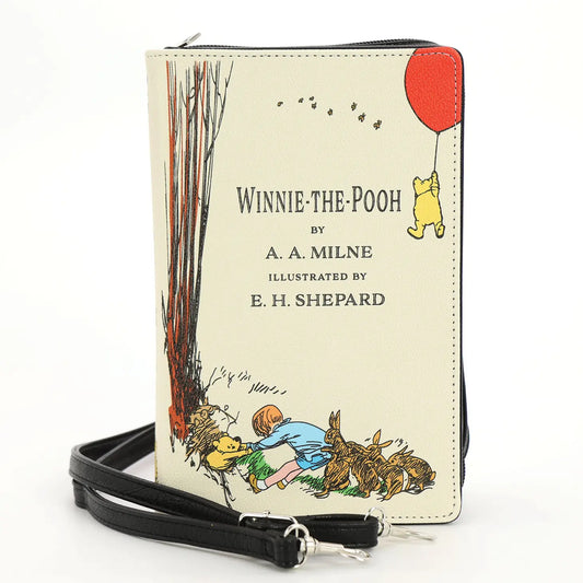 Winnie the Pooh Cream Vintage Book Clutch Bag
