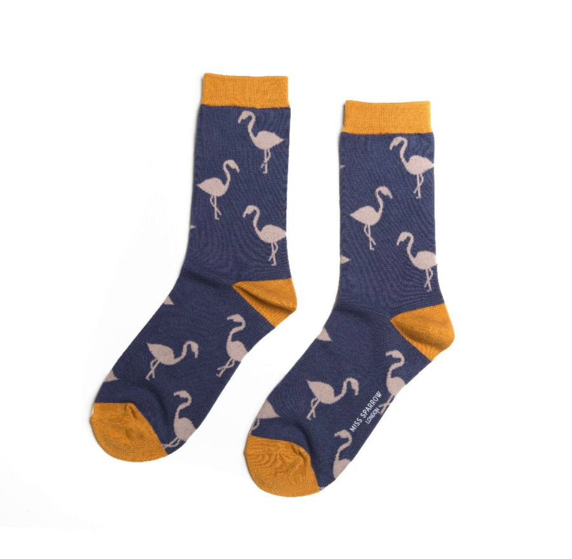 Flamingo Socks Navy