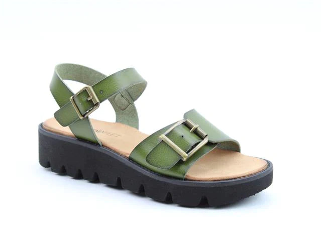 Trudy Sandals Forest Green Lottie s Atik